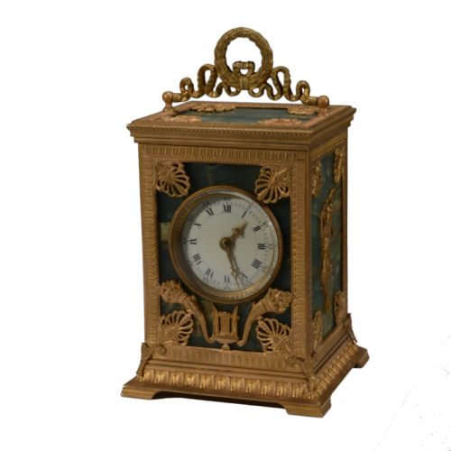 FIND FRENCH ANTIQUE ORMOLU CARRIAGE CLOCK FOR SALE