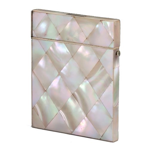 FIND ANTIQUE MOTHER OF PEARL CARD CASE FOR SALE