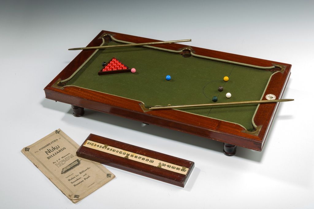 FIND ANTIQUE MINIATURE NUKU SNOOKER TABLE FOR SALE IN UK
